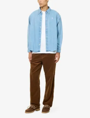 CARHARTT WIP Simple Straight-Leg Corduroy Cotton Trousers - 38/32 detail 2