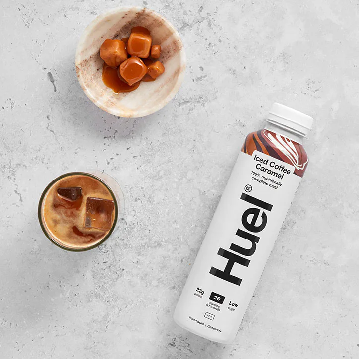 Huel 100% Nutritionally Complete Meal Iced Coffee Caramel 500ml detail 2