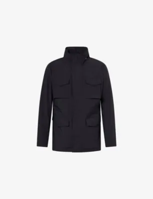 OSCAR JACOBSON M65 High-Neck Woven Field Jacket