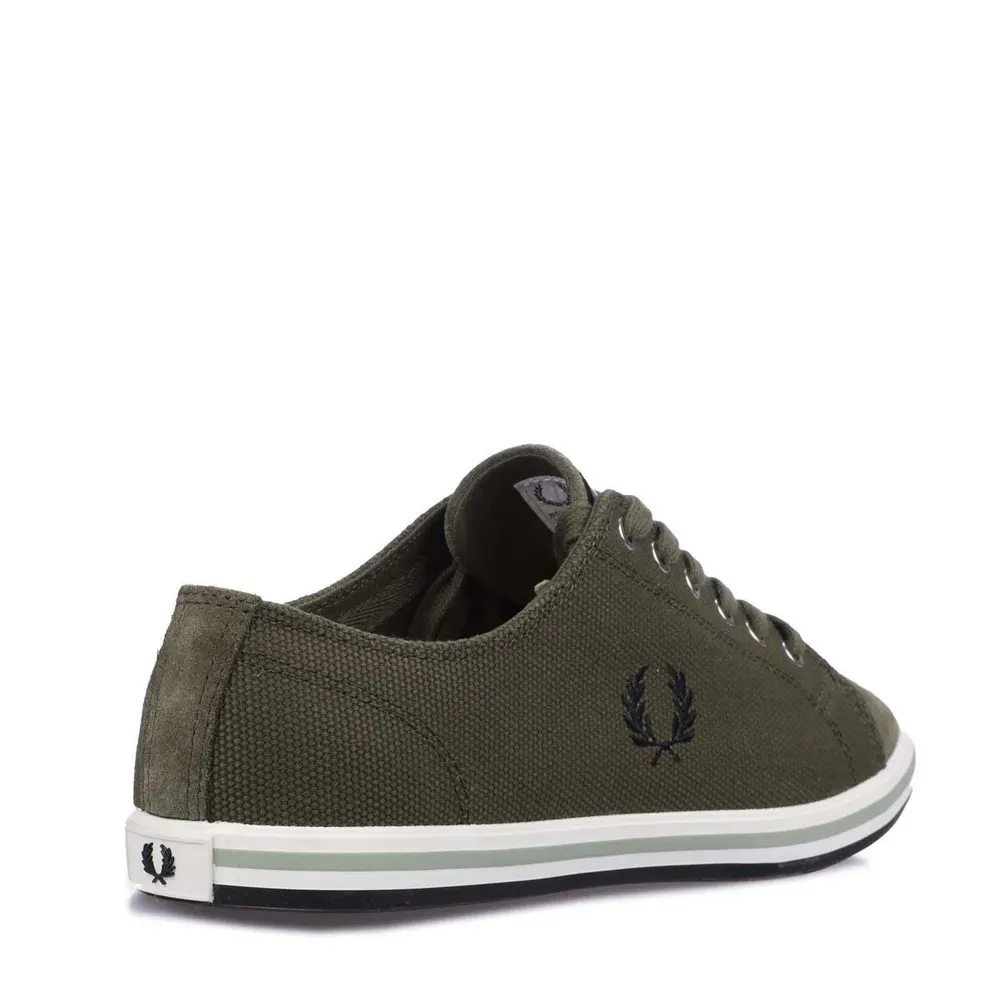 Fred Perry Kingston Canvas/Suede Trainers detail 3