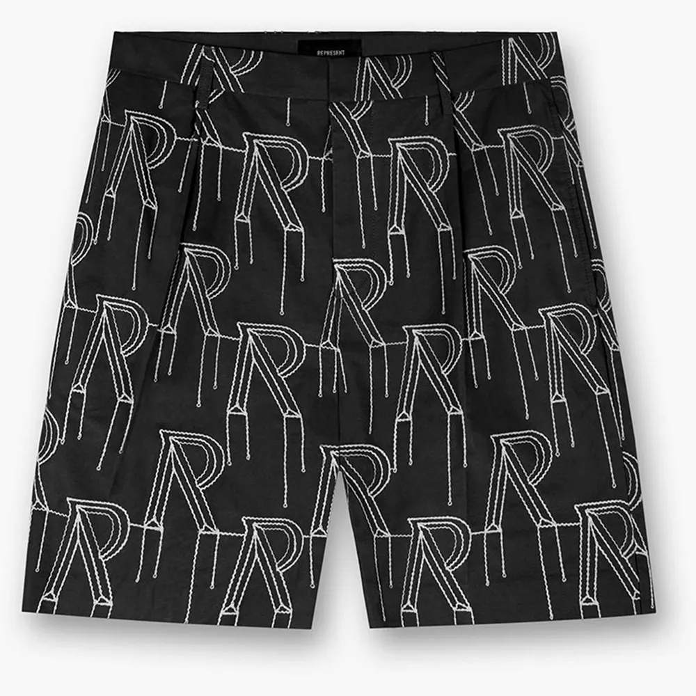Represent Men's Cotton Woven Tracksuit Shorts