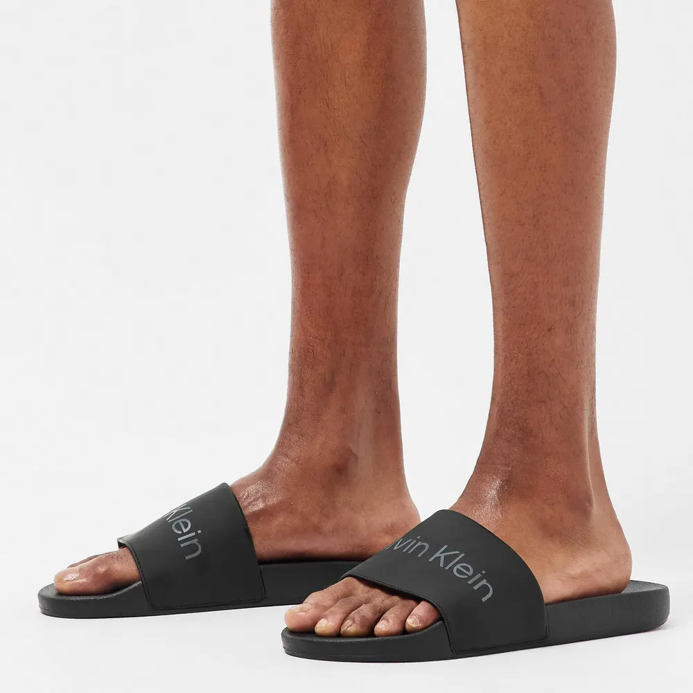 Calvin Klein Pool Logo Sliders detail 3