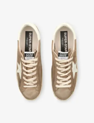 GOLDEN GOOSE Super Star 16121 Suede Trainers - EUR 43 / 9 UK MEN in BEIGE OTH, additional product view 2