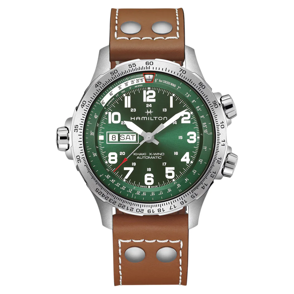 Hamilton Khaki Aviation Automatic 45mm Mens Watch Green
