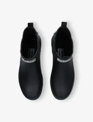 BARBOUR Nimbus Wellington Rubber Chelsea Boots - EUR 41 / 7 UK MEN in BLACK, additional product view 2