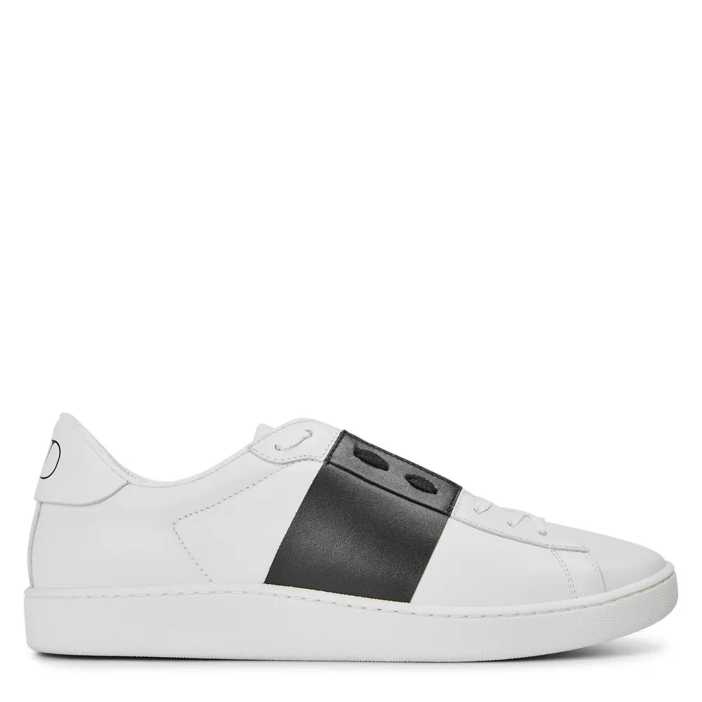 Valentino Garavani VG Open Sneaker Sn64 in White/Black – Footwear