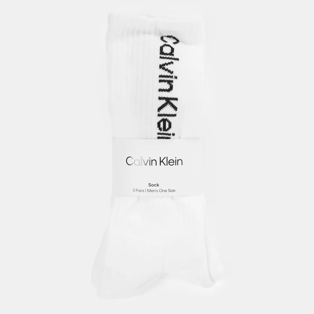 Calvin Klein Men's Crew Socks in White – Accessories