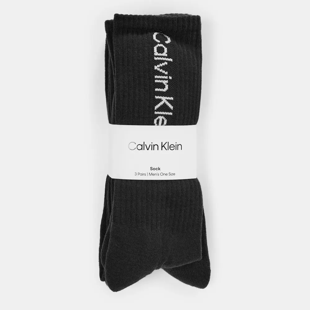 Calvin Klein Men's Crew Socks in Black – Accessories
