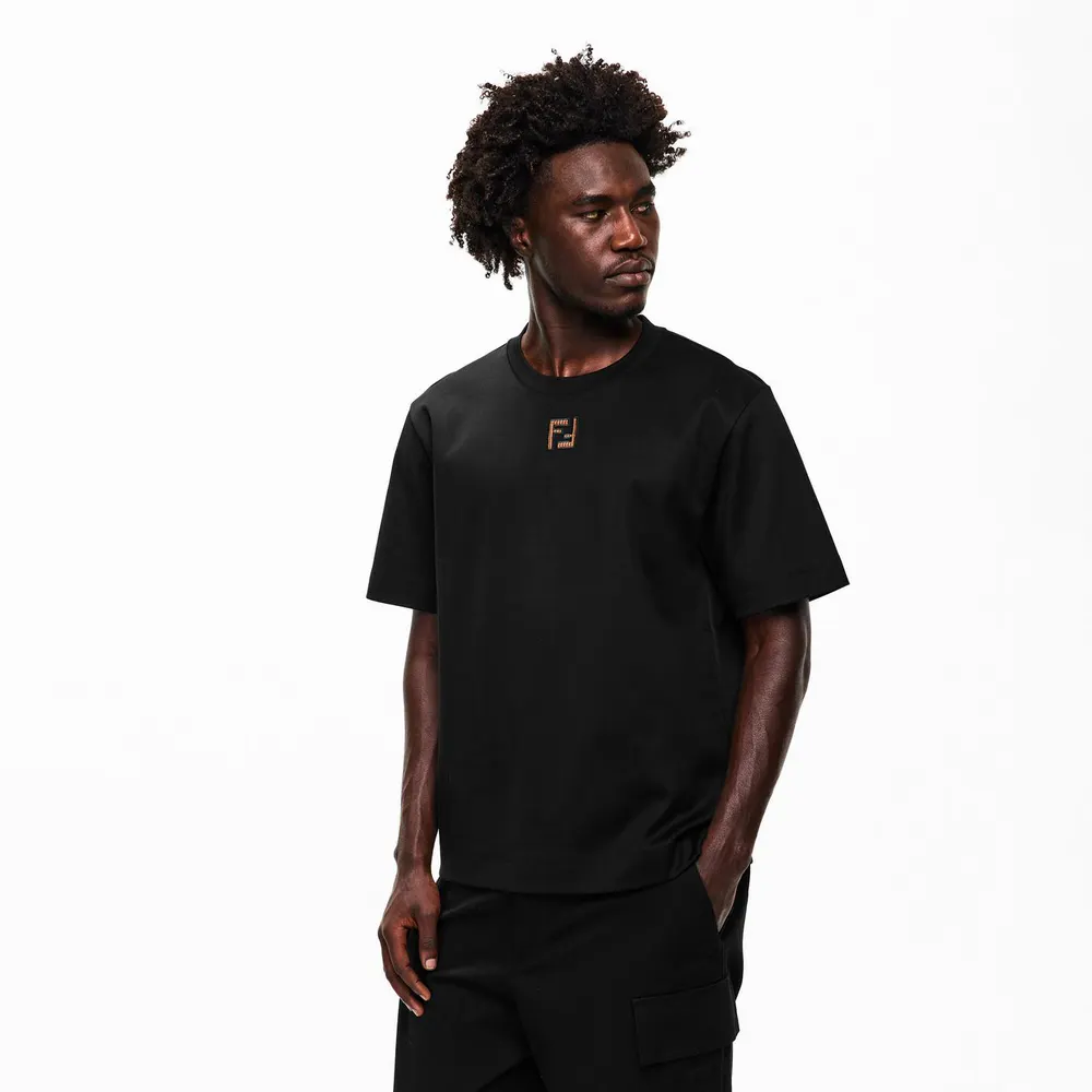 Fendi Men's FF T-Shirt detail 3