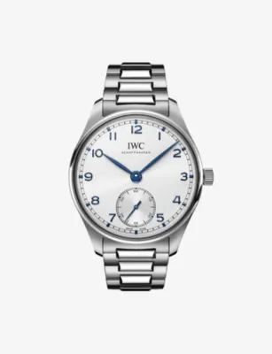 IWC Portugieser Stainless-Steel lAutomatic Watch 40mm in STEEL – Jewellery & Watches | Mens luxury watches