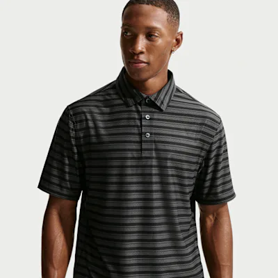 Nike Tailored Performance Men's Dri-FIT Golf Polo - Black/Anthracite/Black
