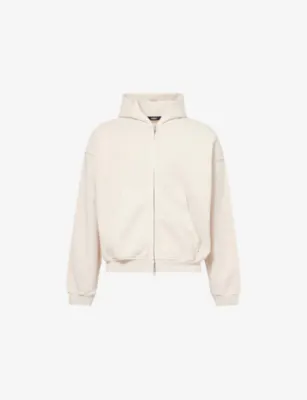 SUMMIT Vintage Zip Cotton-Jersey Hoody