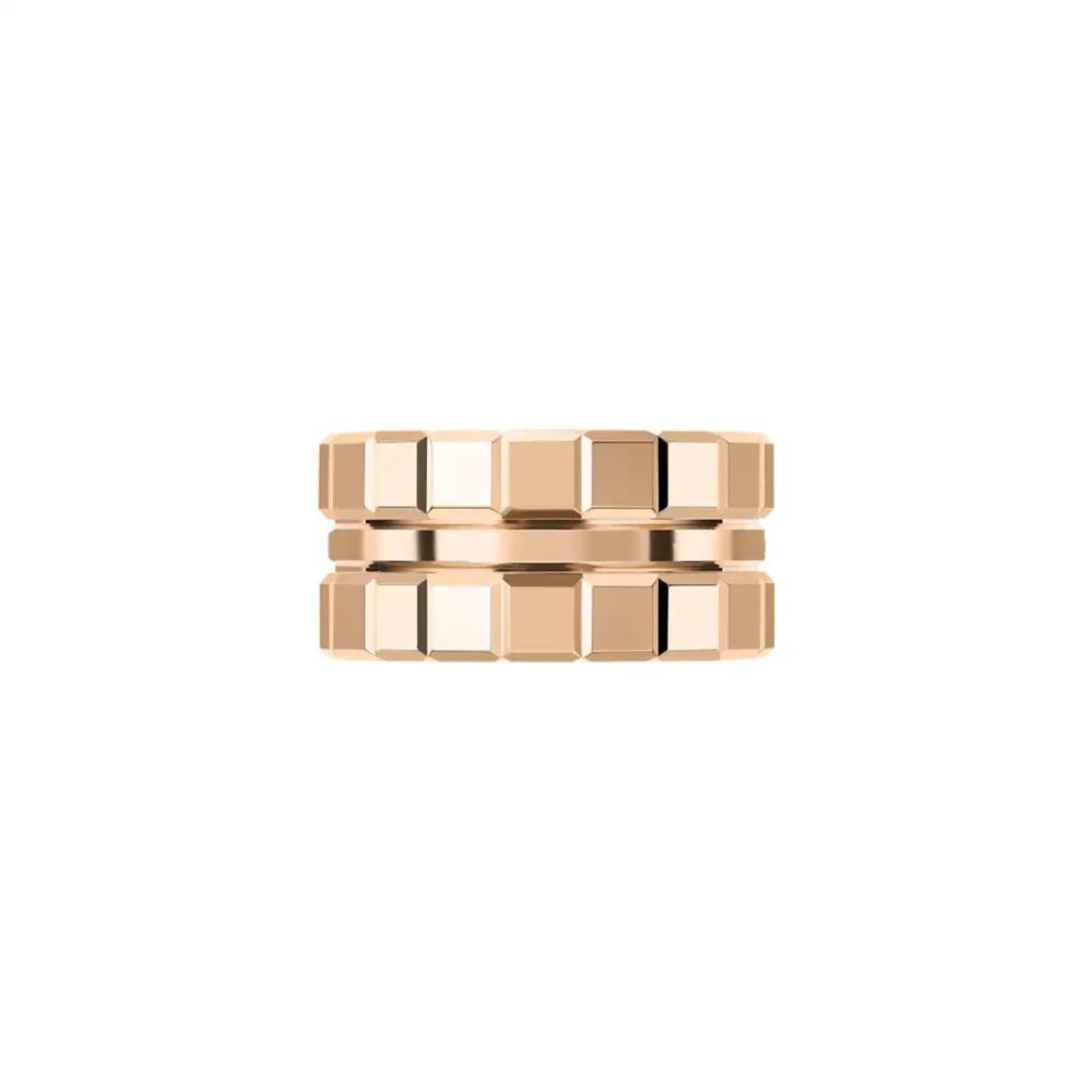 Chopard Ice Cube Ring In Ethical 18ct Rose Gold detail 3