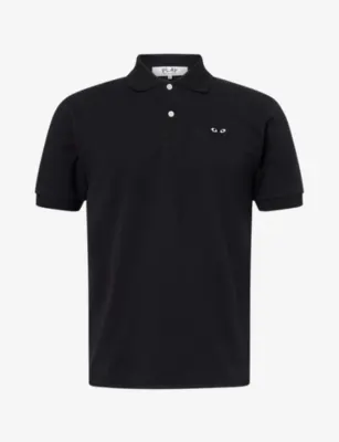 COMME DES GARCONS PLAY Small Logo Cotton Polo Shirt