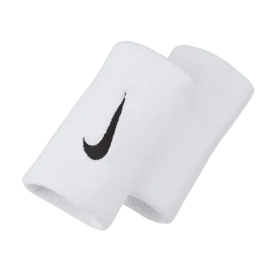 Nike NikeCourt Premier Double-Wide Wristbands - White/Black/Black in White/Black/Black – Nike men's and unisex