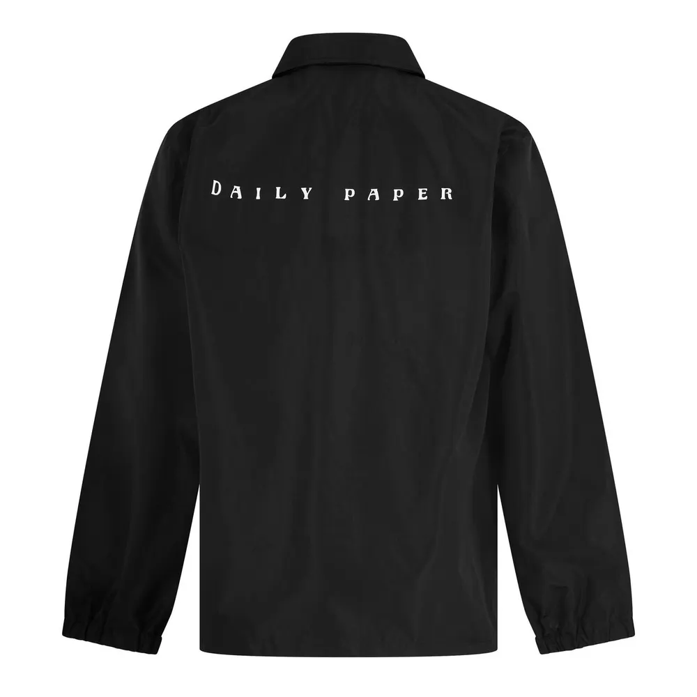 Daily Paper Men's Coach Jacket in Black, additional product view 2
