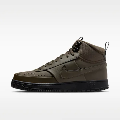 Nike Court Vision Mid Men's Winterized Shoes - Dark Hazel/Black/Saffron Quartz/Dark Hazel