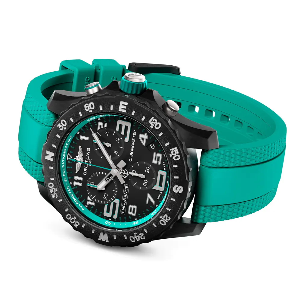 Breitling Endurance Pro 44mm Unisex Watch Turquoise The For Him Group Exclusive in Black, additional product view 3
