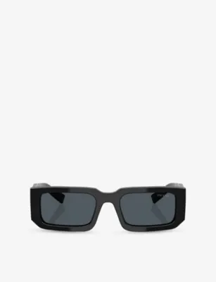 PRADA PR 06YS Rectangle-Frame Acetate Sunglasses