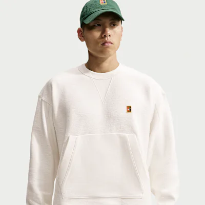 Nike Club Rules Men's French Terry Crew-Neck Sweatshirt - Sail/Black