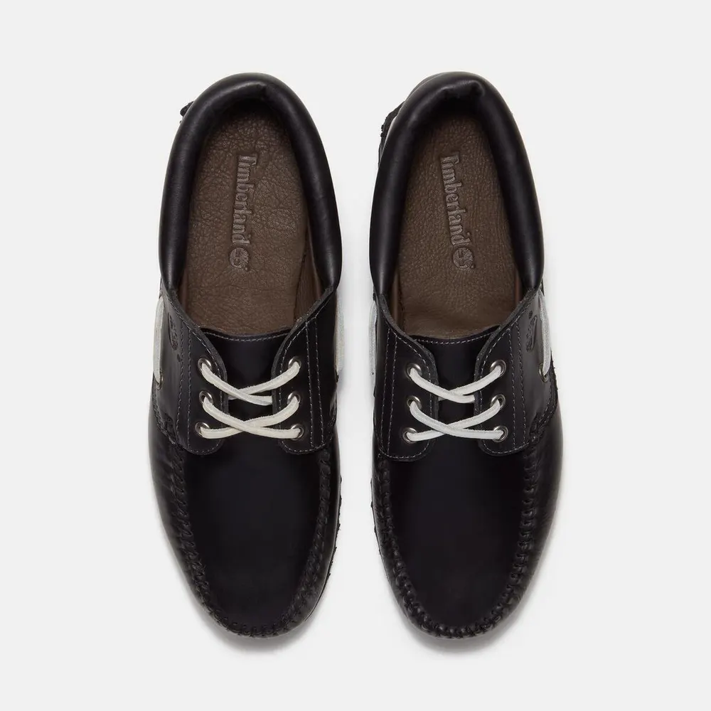 Timberland Men's Boat Shoes in Black FG, additional product view 2