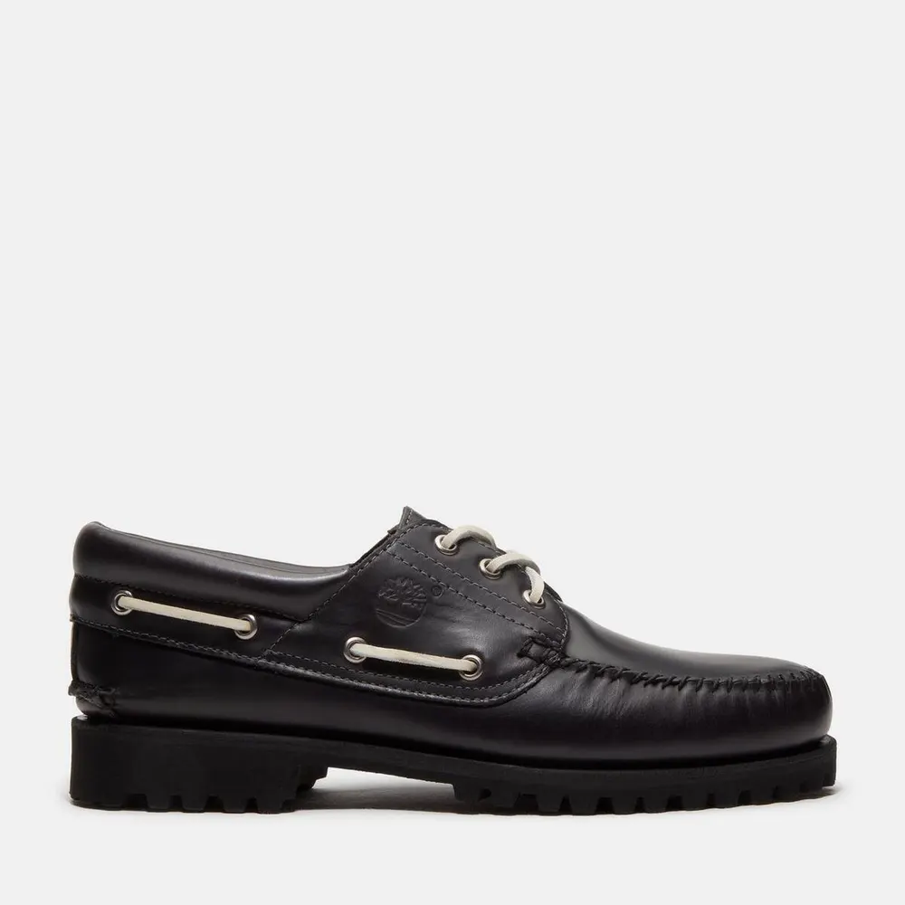 Timberland Men's Boat Shoes in Black FG – Footwear