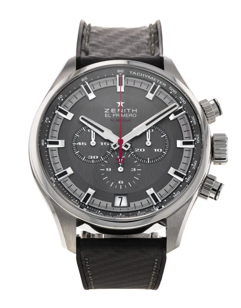 Zenith El Primero 03.2282.400/91.R578 — 2017 — Excellent in Grey Baton – Pre-owned watches