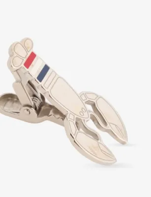 THOM BROWNE Lobster Sterling Silver Tie Bar detail 2