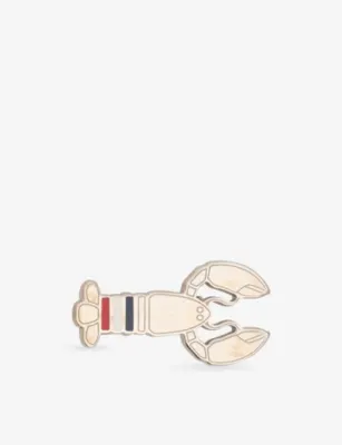 THOM BROWNE Lobster Sterling Silver Tie Bar
