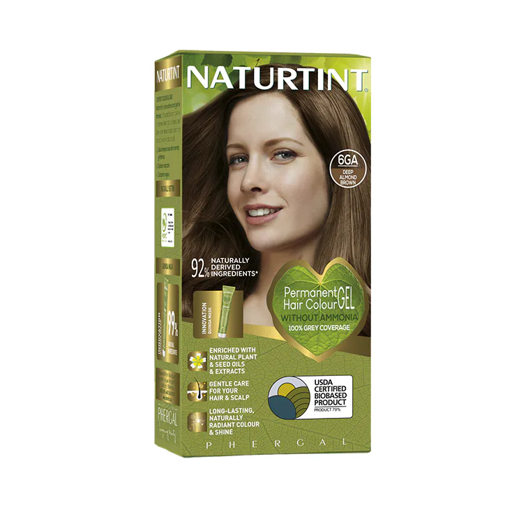 Naturtint Permanent Hair Colour Gel 6GA (Deep Almond Brown)