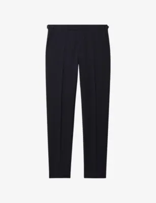 REISS Belmont Slim-Fit Stretch Wool-Blend Trousers