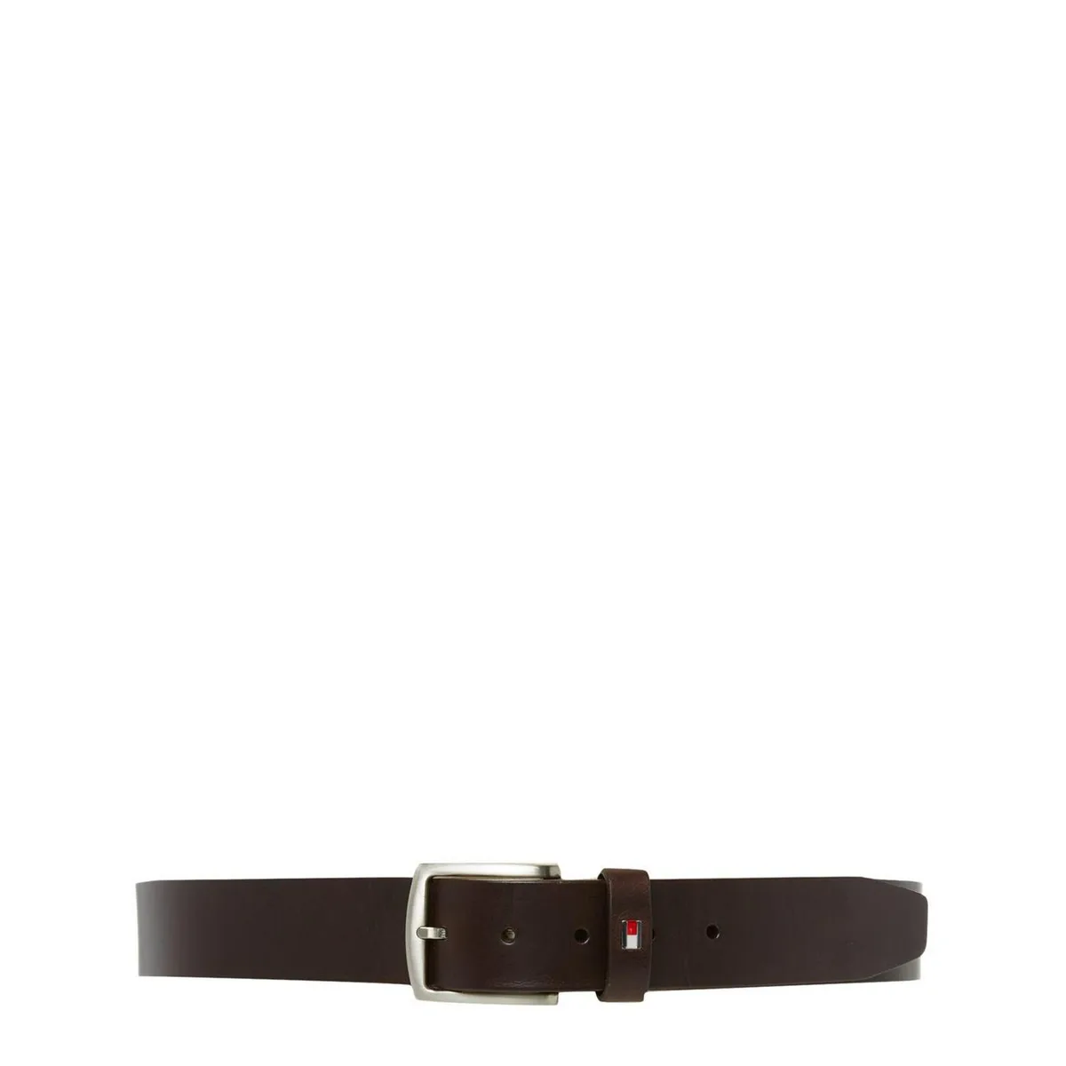 Tommy Hilfiger Denton Leather Belt in Dark Brown – Accessories