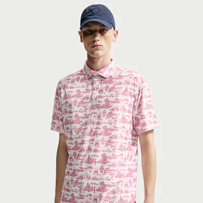 Nike Tailored Performance Men's Dri-FIT Golf Polo - Peony/Peony