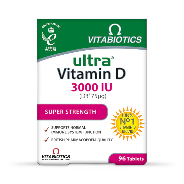 Vitabiotics Ultra Vitamin D 3000IU 96 Tablets