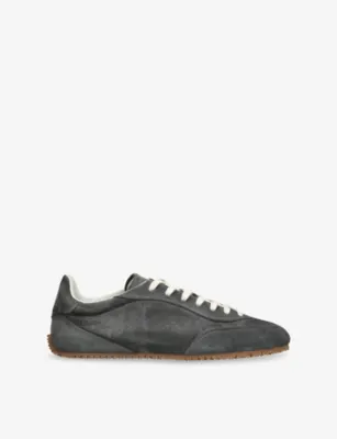 AXEL ARIGATO Daze Suede Runner Trainers - EUR 41 / 7 UK MEN in GREY/DARK – Mens | Trainers | Lace up trainers