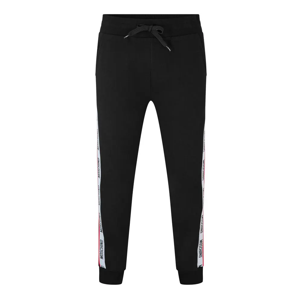 Moschino Men's Tape Closed Hem Fleece Joggers