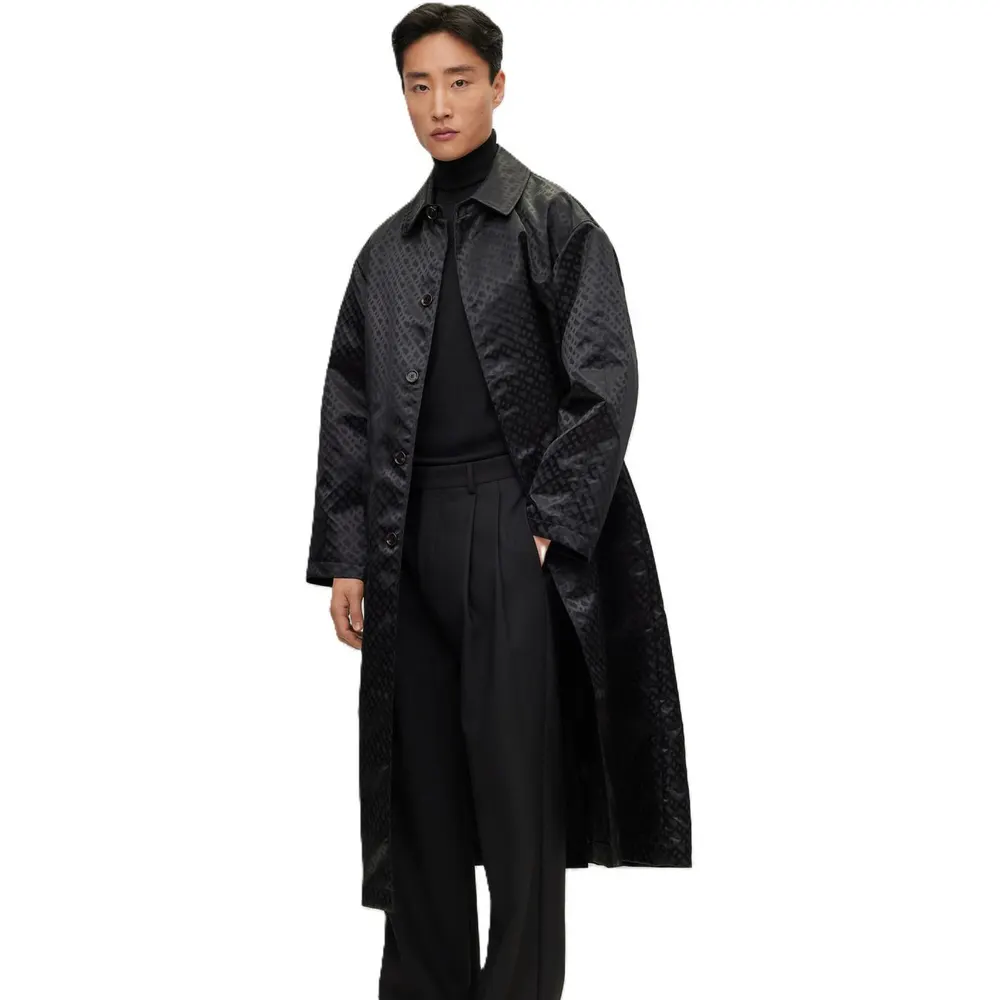 Boss Men's Desoto Tailored Fit Formal Coat detail 2
