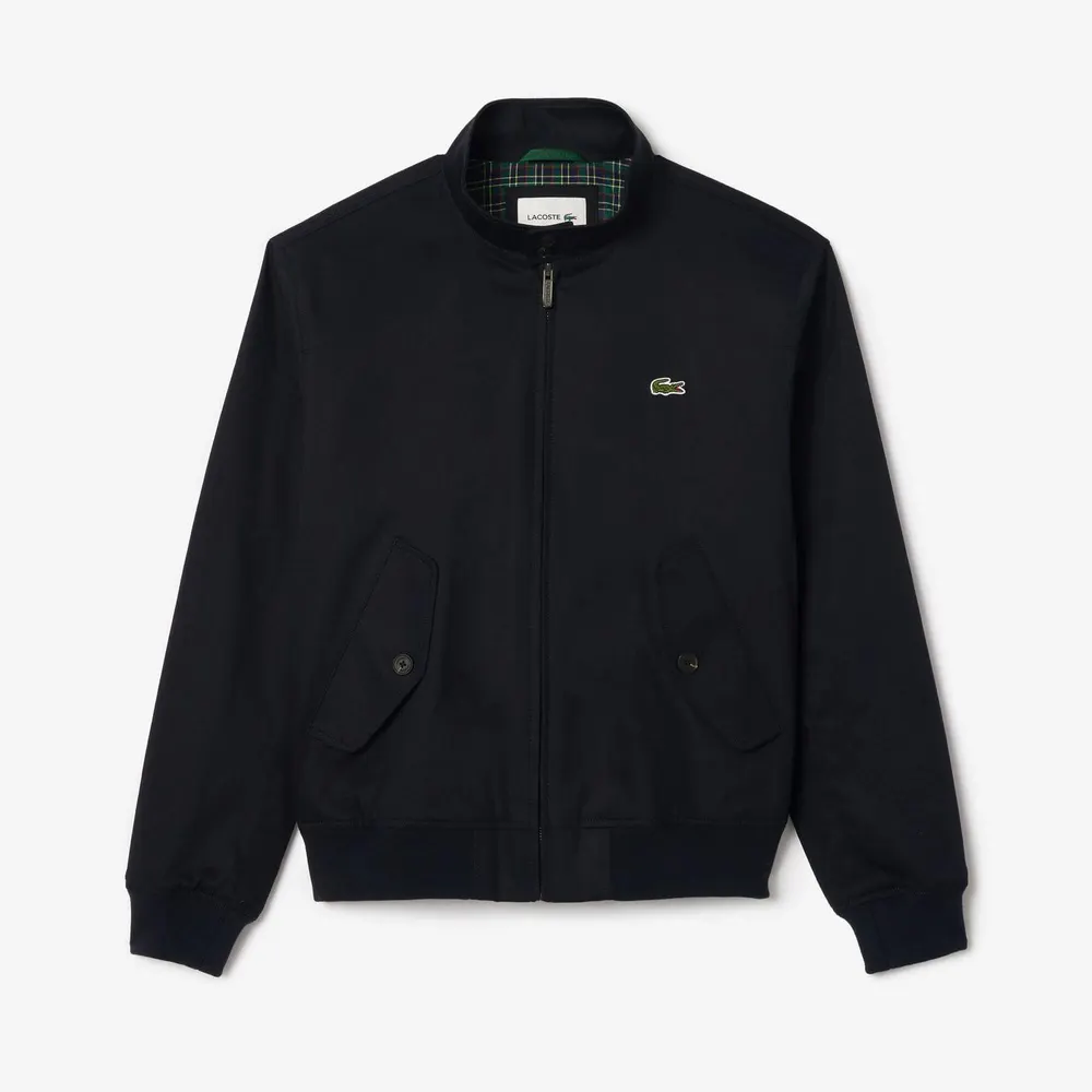 Lacoste Men's Twill Cotton Long Sleeve Harrington Jacket