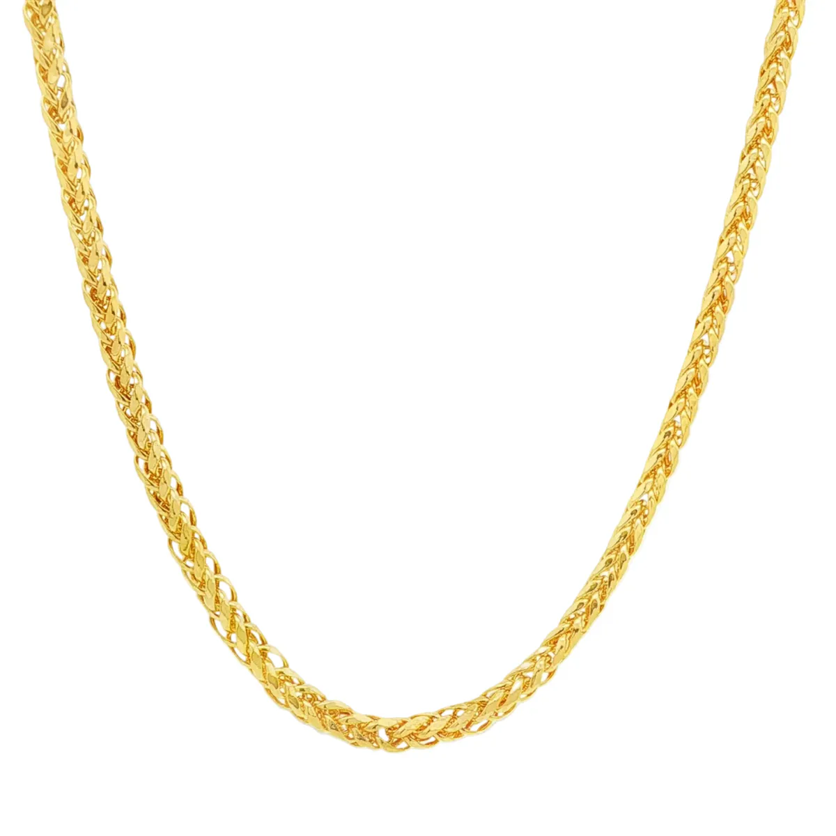 JALGAS - AMERICAS GOLD 14K Palm Link Chain 2.5mm 71379 in Yellow Gold / 22 Inches – Chain