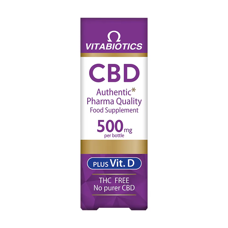 Vitabiotics Brains CBD Oil 500mg + Vitamin D 30ml detail 2