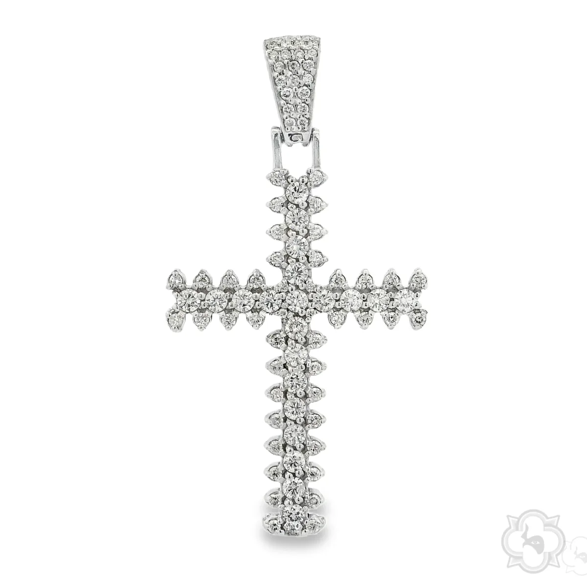RINA - For Him FACTORY 14K Yellow Gold Prong Diamond Cross 65281 in Rose Gold – Pendant