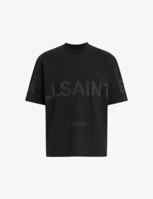 ALLSAINTS Biggy Logo-Print Relaxed-Fit Cotton T-Shirt