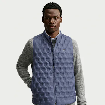 Nike Men's Therma-FIT ADV Repel Golf Gilet - Diffused Blue/White