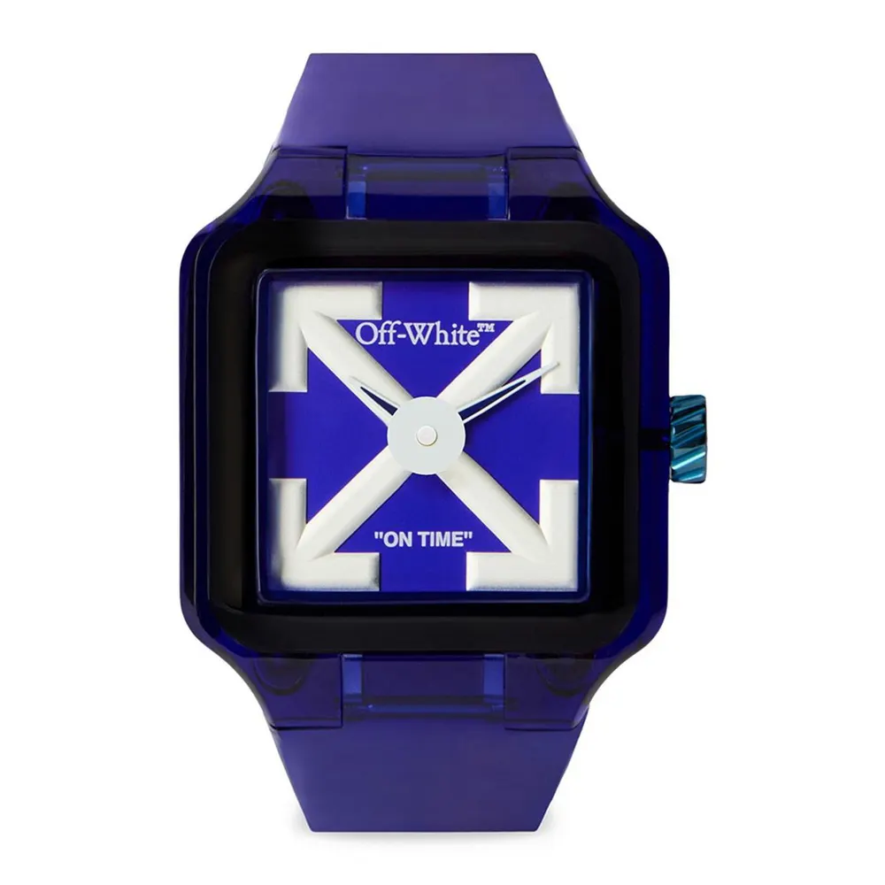 Off White Proto 01 Watch in White/Blue – Accessories