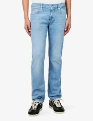 7 FOR ALL MANKIND Standard Straight-Leg Denim Jeans detail 3