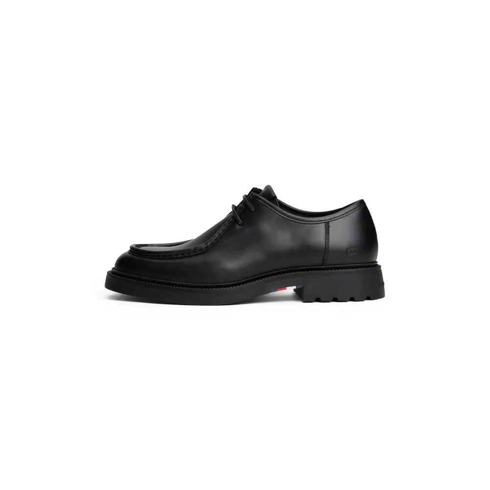 Tommy Hilfiger Men's Leather Moc Toe Formal Shoes