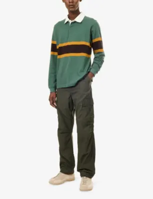 PATAGONIA Stripe Long-Sleeve Cotton-Jersey Rugby Shirt detail 2