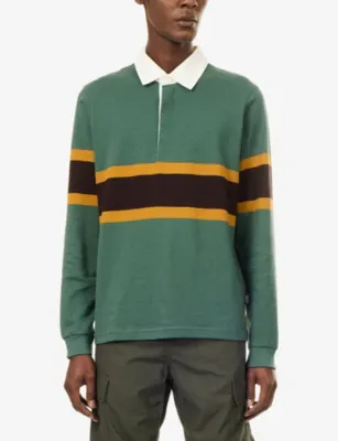 PATAGONIA Stripe Long-Sleeve Cotton-Jersey Rugby Shirt detail 3