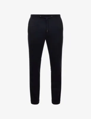 PAUL SMITH Drawstring-Waist Tapered-Leg Wool Trousers