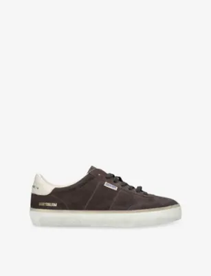 GOLDEN GOOSE Soul Star 60349 Suede Trainers - EUR 46 / 12 UK MEN in Dark Brown – Mens | Trainers | Lace up trainers